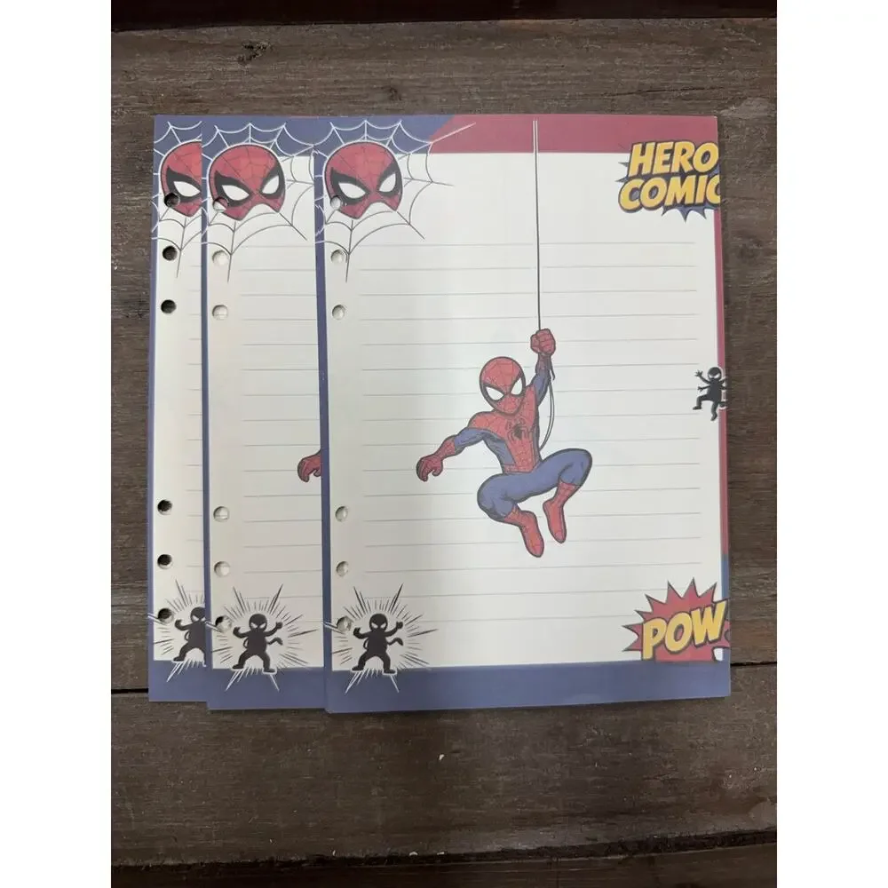 Spiderman Size A5 Refill Stationery Paper